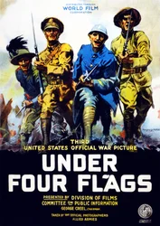 Poster Advertising the Film Under Four Flags, 1917